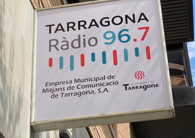 Rótulo exterior Radio Tarragona