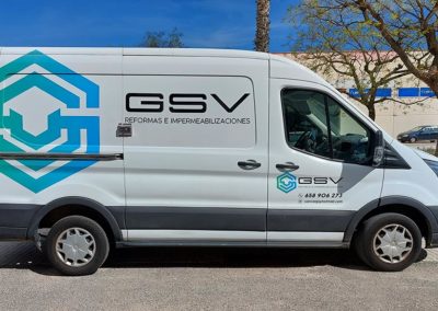 Retolació furgoneta GSV a Tarragona